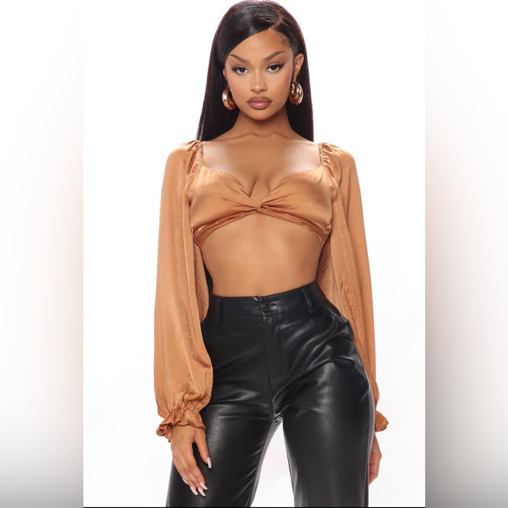 Fashion Nova satin top
